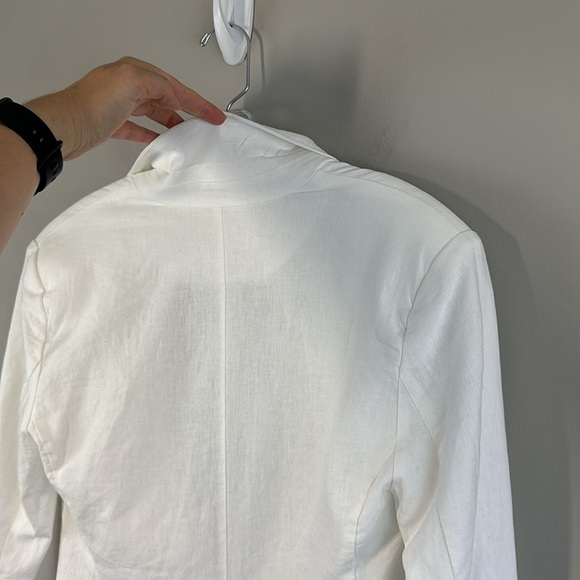 NWT Steve Madden On The Edge White Linen Blazer Size XS - Picture 11 of 16